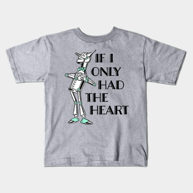 Tinman Kids T-Shirt by rooneymcbromill